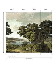 Load image into Gallery viewer, English Landscape Grasscloth Mural - Image 4