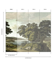 Load image into Gallery viewer, English Landscape Grasscloth Mural - Image 5