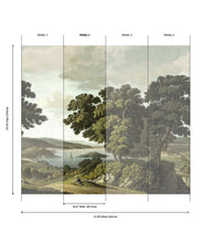 Load image into Gallery viewer, English Landscape Grasscloth Mural - Image 6