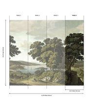 Load image into Gallery viewer, English Landscape Grasscloth Mural - Image 8