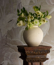 Load image into Gallery viewer, Water Birds Grasscloth Wallpaper - Colorway: Beige - Insitu