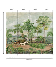 Load image into Gallery viewer, The Race at Hyde Park Grasscloth Mural - Image 4