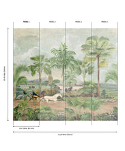 Load image into Gallery viewer, The Race at Hyde Park Grasscloth Mural - Image 5