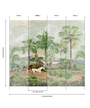 Load image into Gallery viewer, The Race at Hyde Park Grasscloth Mural - Image 6
