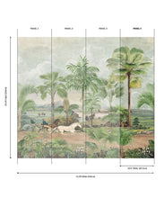 Load image into Gallery viewer, The Race at Hyde Park Grasscloth Mural - Image 8