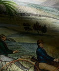The Race At Hyde Park Grasscloth Wallpaper - Colorway: Original - Rich Traditions Collection - Swatch