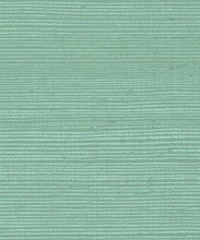Load image into Gallery viewer, Mint Glaze Grasscloth Wallpaper - Close Up