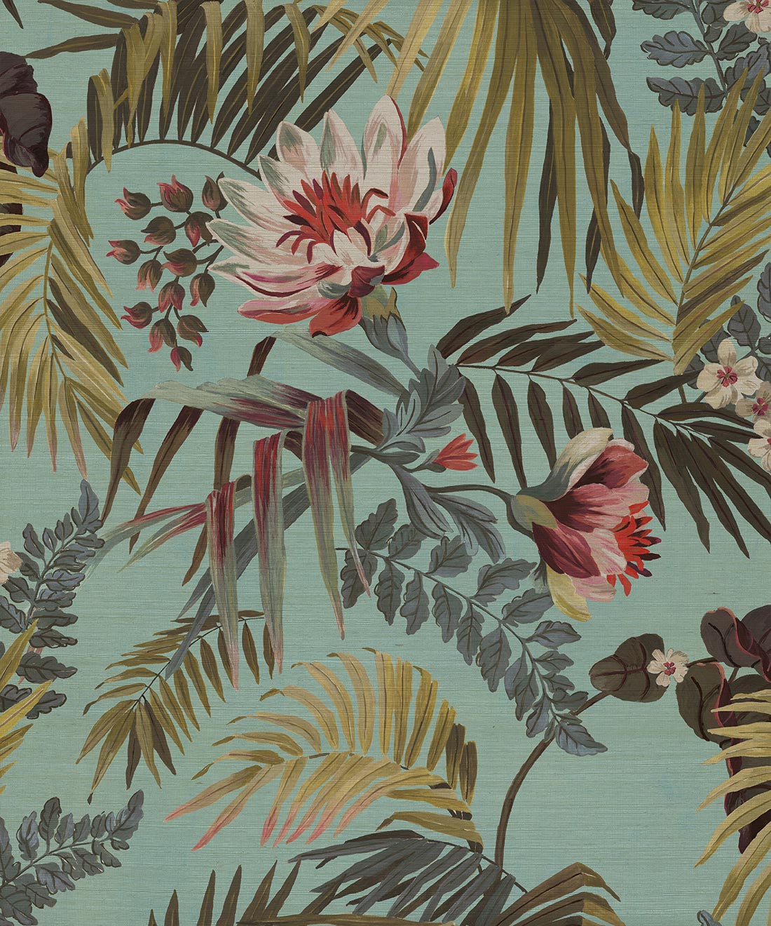 Majestic Palm Grasscloth Wallpaper - Image 3