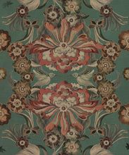 Load image into Gallery viewer, Hummingbird Garden Grasscloth Wallpaper - Image 3