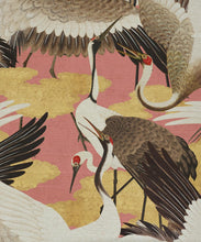 Load image into Gallery viewer, Cranes Grasscloth Wallpaper - Image 5
