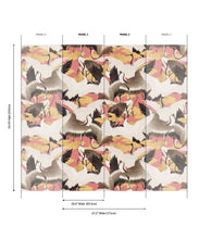 Load image into Gallery viewer, Cranes Grasscloth Wallpaper - Image 6