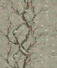 Load image into Gallery viewer, Plum Blossom Grasscloth Wallpaper - Image 3