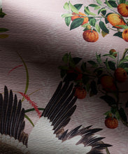 Load image into Gallery viewer, Oriental Garden Grasscloth Mural • Coral • Swatch