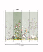 Load image into Gallery viewer, Oriental Garden Grasscloth Mural - Image 21