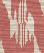 Load image into Gallery viewer, Max Grasscloth Wallpaper - Colourway: Salmon - Close Up