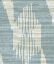 Load image into Gallery viewer, Max Grasscloth Wallpaper - Colourway: Swedish Blue - Close Up