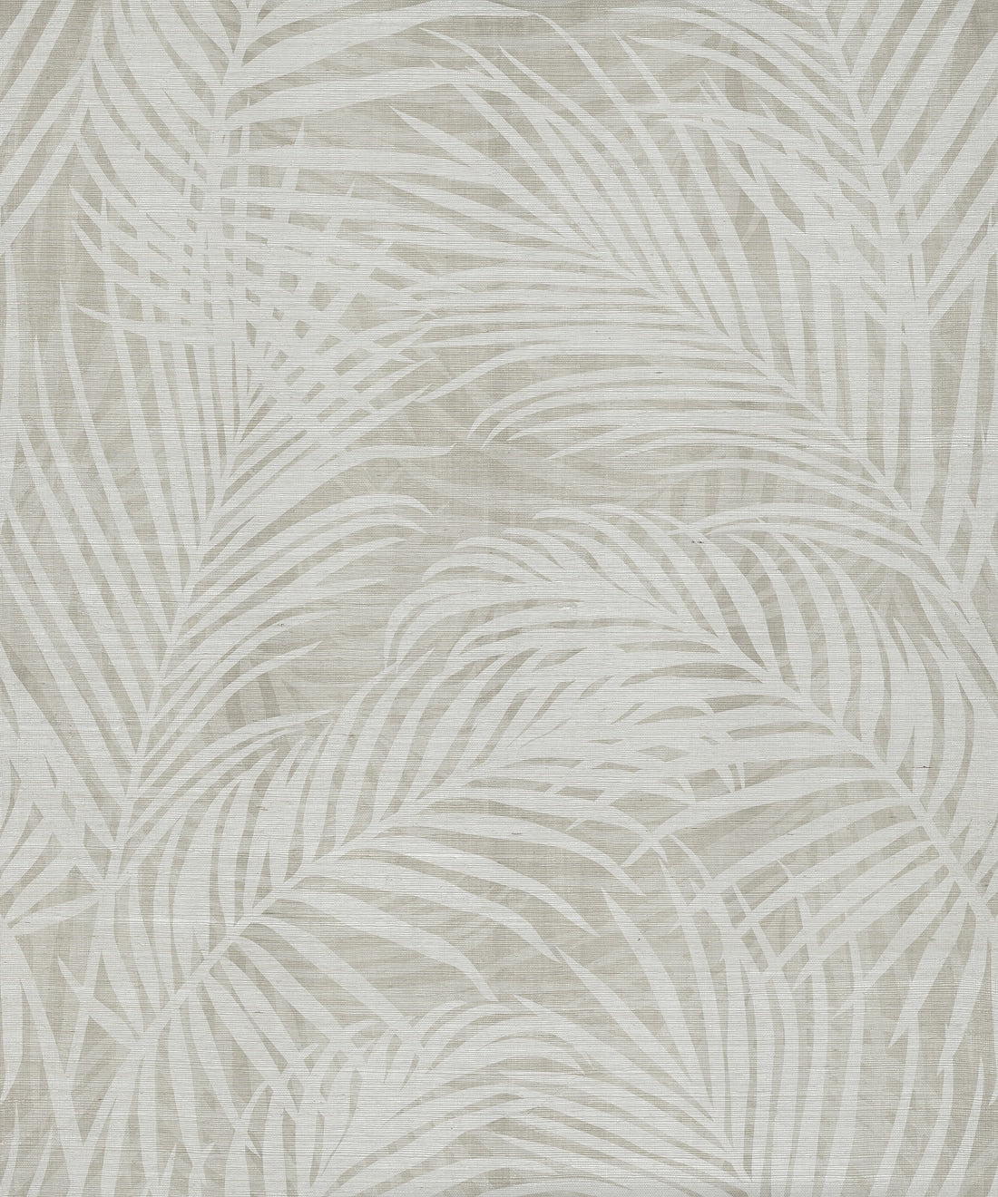 Laguna Palms Grasscloth Wallpaper - Colourway: Plaster - Pattern Play Collection