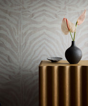Load image into Gallery viewer, Zebra Grasscloth Wallpaper - Colorway: Argyle - Pattern Play Collection - Insitu