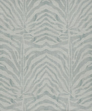 Load image into Gallery viewer, Zebra Grasscloth Wallpaper - Colourway: Desert Sage - Pattern Play Collection