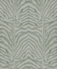 Load image into Gallery viewer, Zebra Grasscloth Wallpaper - Colourway: Leaf - Pattern Play Collection