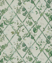 Load image into Gallery viewer, Petite Climbing Sweet Pea Grasscloth Wallpaper - Image 3