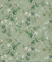 Load image into Gallery viewer, Petite Climbing Sweet Pea Grasscloth Wallpaper - Image 5