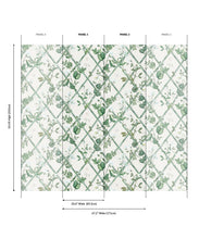 Load image into Gallery viewer, Grande Climbing Sweet Pea Grasscloth Wallpaper - Image 6