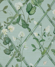 Load image into Gallery viewer, Grande Climbing Sweet Pea Grasscloth Wallpaper - Image 3