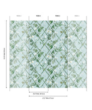 Load image into Gallery viewer, Grande Climbing Sweet Pea Grasscloth Wallpaper - Image 4
