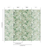 Load image into Gallery viewer, Grande Climbing Sweet Pea Grasscloth Wallpaper - Image 8