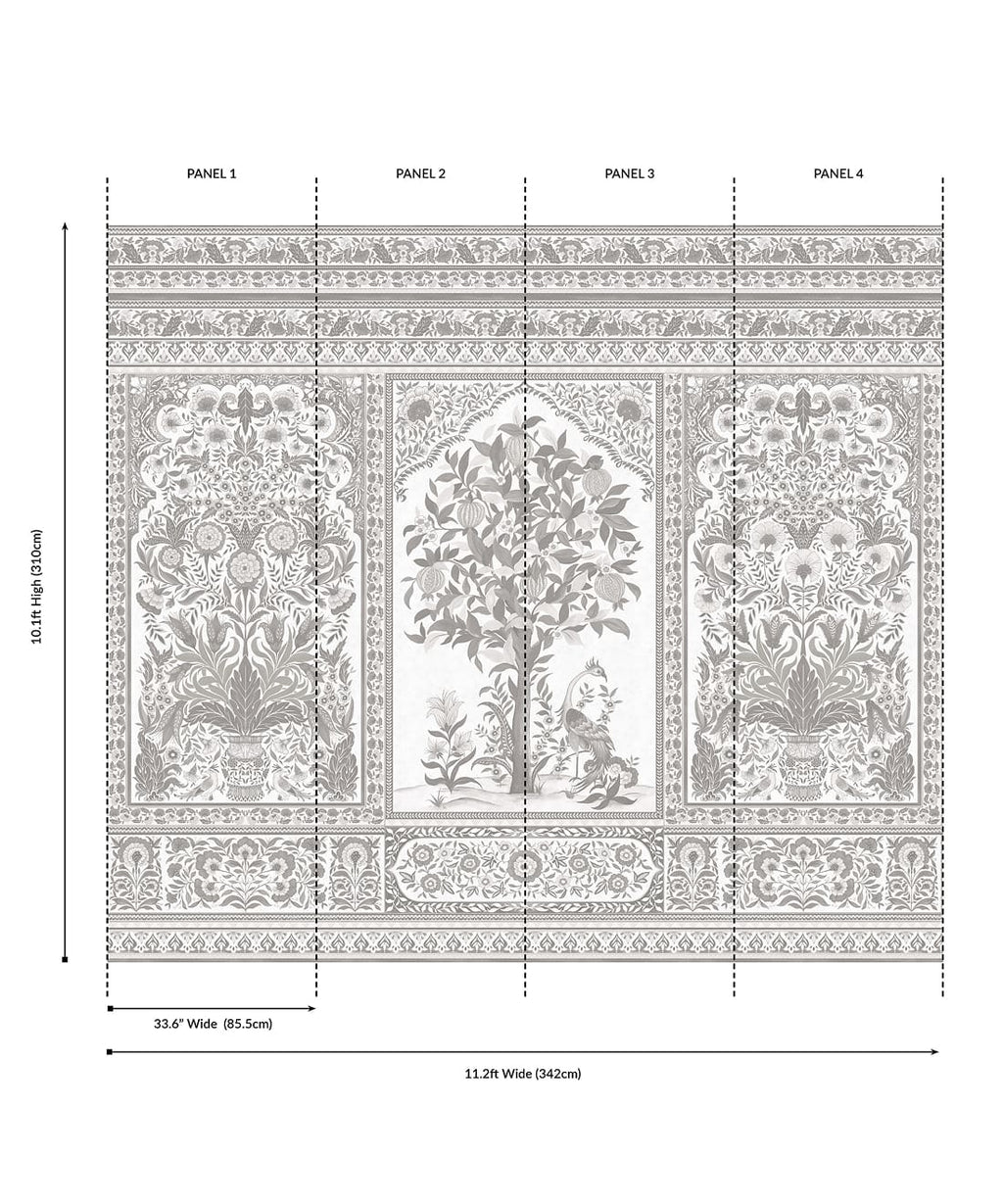 Pavilion Grasscloth Mural - Image 16