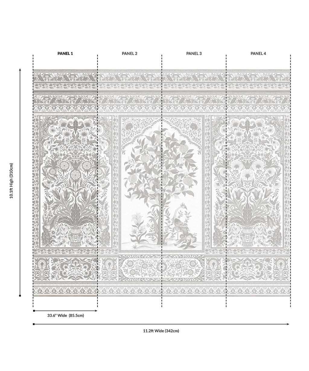 Pavilion Grasscloth Mural - Image 17