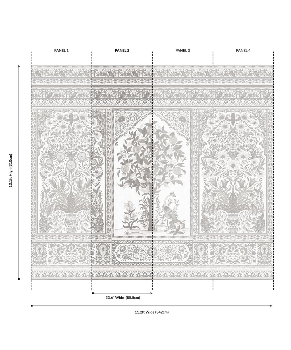 Pavilion Grasscloth Mural - Image 18