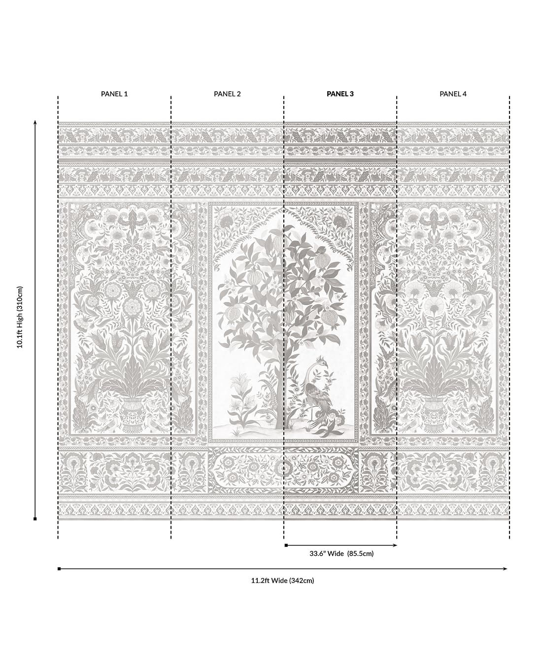 Pavilion Grasscloth Mural - Image 19