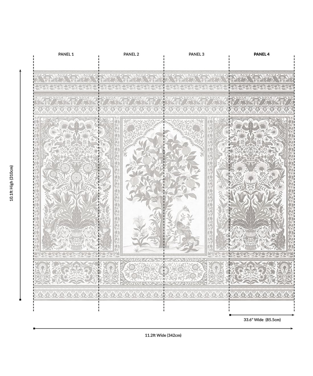 Pavilion Grasscloth Mural - Image 20