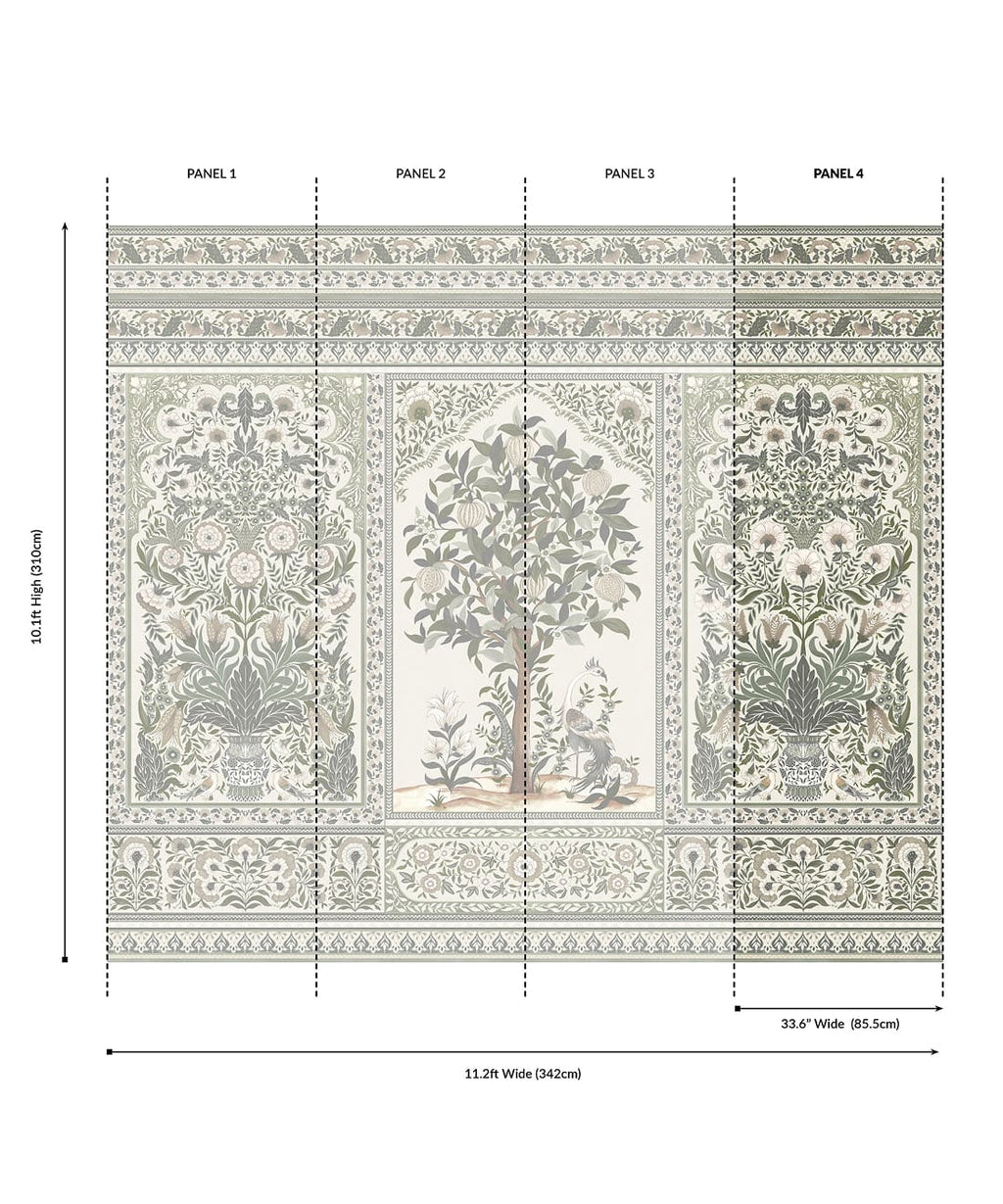 Pavilion Grasscloth Mural - Image 26