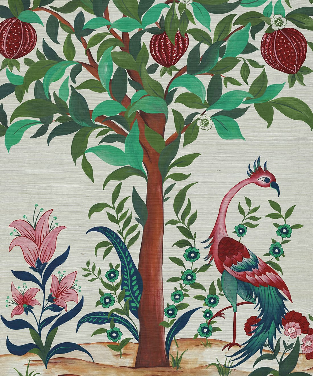Pavilion Grasscloth Mural - Image 27