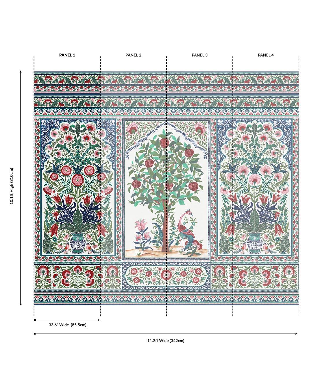 Pavilion Grasscloth Mural - Image 29