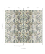 Load image into Gallery viewer, Peacock Garden Grasscloth Wallpaper - Image 12