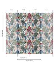 Load image into Gallery viewer, Peacock Garden Grasscloth Wallpaper - Image 4