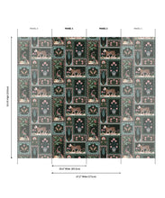 Load image into Gallery viewer, Courtyard Grasscloth Wallpaper - Image 6