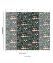 Load image into Gallery viewer, Courtyard Grasscloth Wallpaper - Image 12