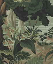 Load image into Gallery viewer, The Glenn Grasscloth Mural - Colorway: Evergreen - Fable Collection by M&amp;K Studios - Swatch