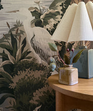 Load image into Gallery viewer, The Glenn Grasscloth Mural - Colorway: Periwinkle - Fable Collection by M&amp;K Studios - Insitu