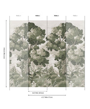 Load image into Gallery viewer, The Glenn Grasscloth Mural - Colorway: Sage - Fable Collection by M&amp;K Studios - Panel