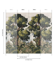 Load image into Gallery viewer, The Glenn Grasscloth Mural - Colorway: Tapestry - Fable Collection by M&amp;K Studios - Panel