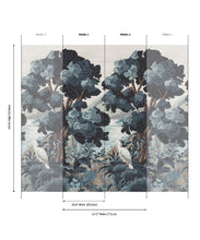 Load image into Gallery viewer, The Glenn Grasscloth Mural - Colorway: Winter - Fable Collection by M&amp;K Studios - Panel