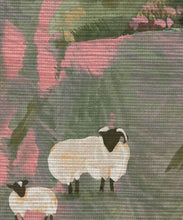 Load image into Gallery viewer, Impasto Meadows Grasscloth Mural - Colourway: Dusky - Close Up
