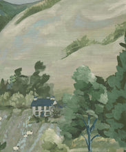 Load image into Gallery viewer, Impasto Meadows Grasscloth Mural - Colourway: River - Swatch