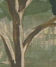 Load image into Gallery viewer, Impasto Meadows Grasscloth Mural - Colourway: Sage - Close Up